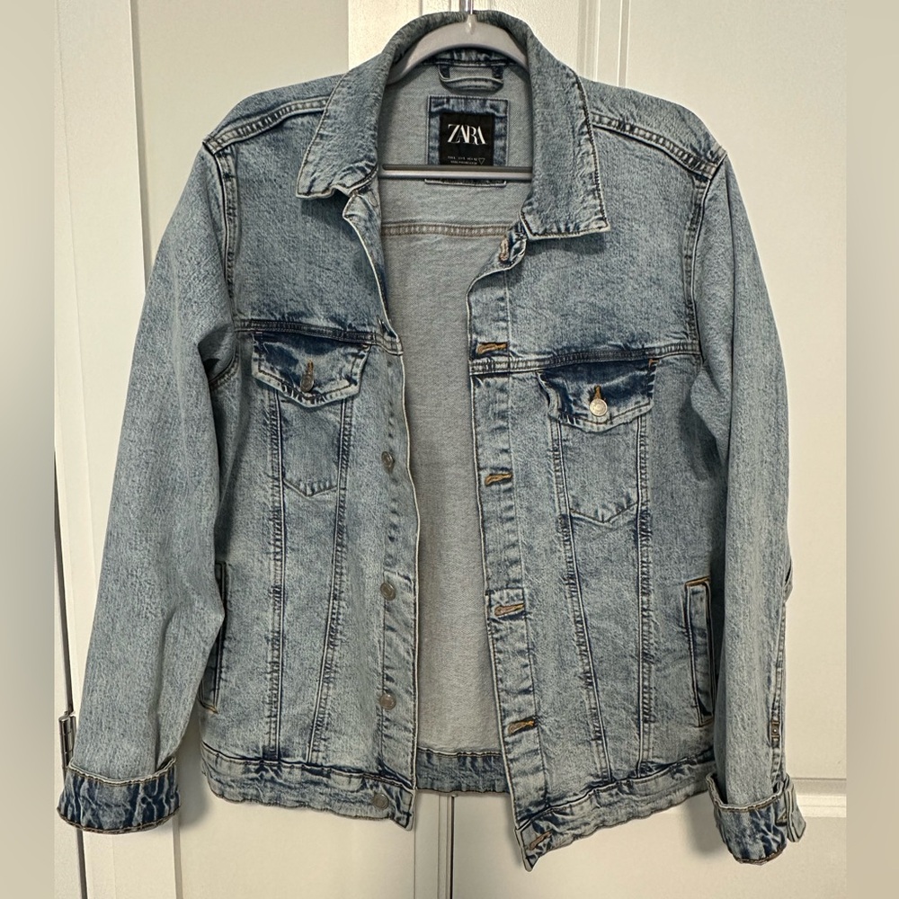 Zara men denim jacket